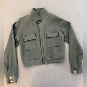 Jonathan Simkhai Olive Green Jacket, Small